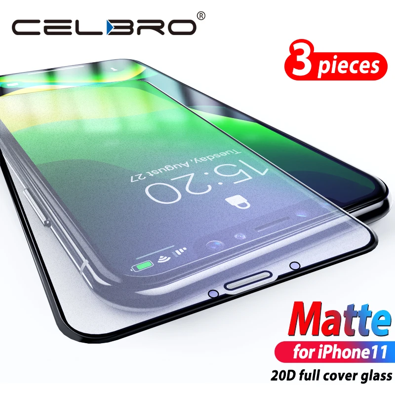 Матовое закаленное стекло для Iphone 11 Pro Max Защита экрана для Iphone X XS 11pro Max Iphone11pro стеклянная защитная пленка R