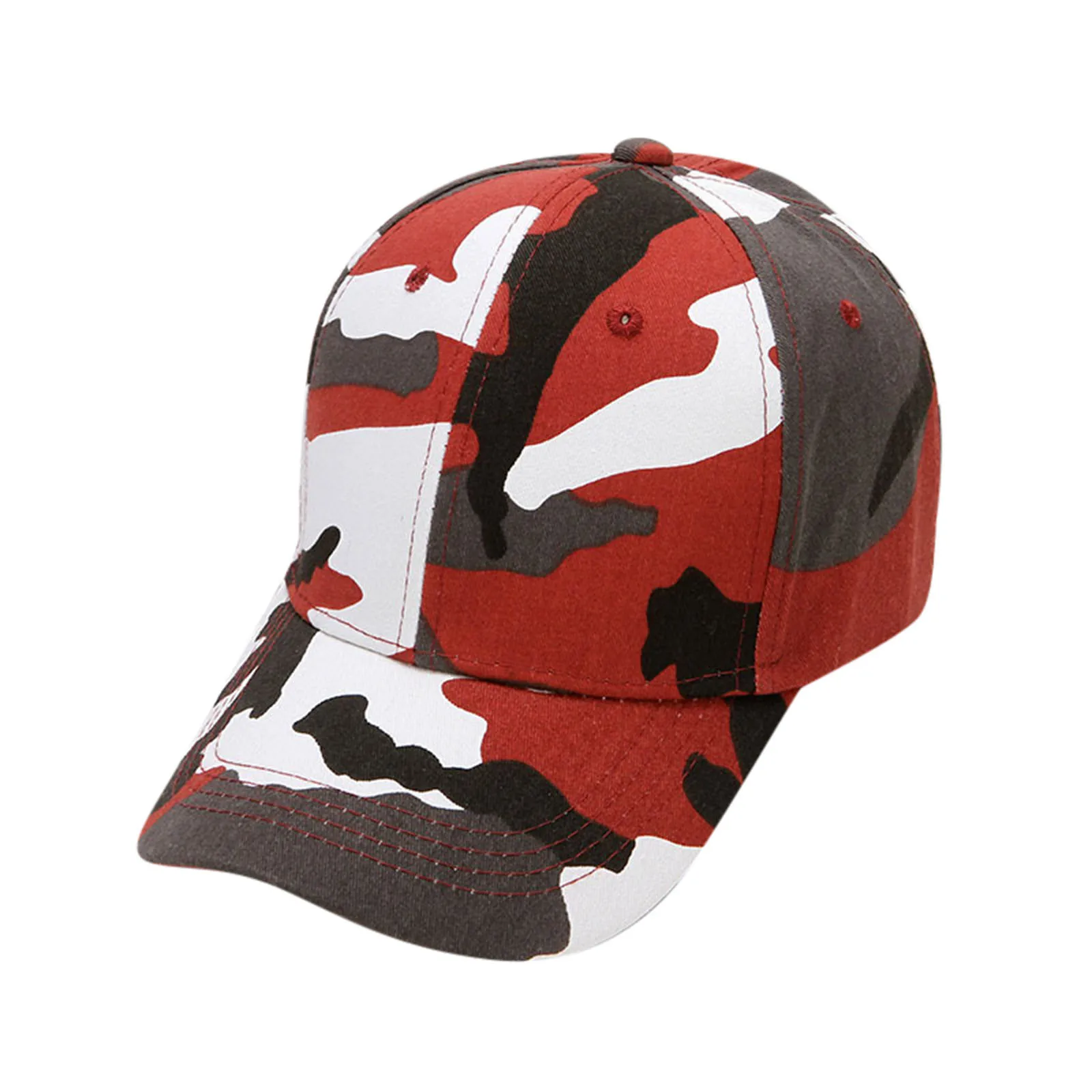 

Camouflage Baseball Hat Peaked Outdoor Sun Cap Block Summer Jungle Hunting Female Male Tactical Casual Travelling Baseball Hat