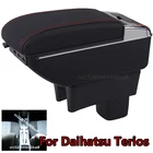 Подлокотник для Daihatsu Terios, центральный контейнер для хранения внутренних подлокотников, аксессуары для стайлинга автомобиля с USB
