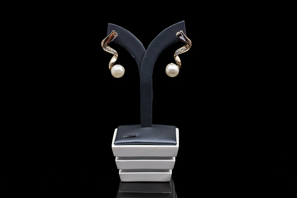 Модный стильный экологичный ювелирный набор из сплава с жемчугом для банкета