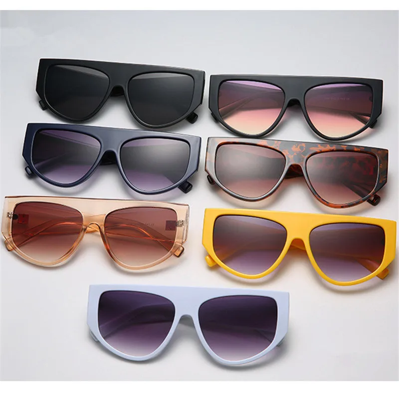 

2021 New Fashion Brand Designer Sunglasses Women Eyebrow style Oversized Frame Vintage Sun Glasses oculos de sol UV400 (3)