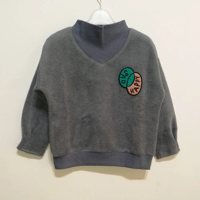 Детский свитер коллекция 2019 года сезон осень зима для мальчиков и девочек топ с