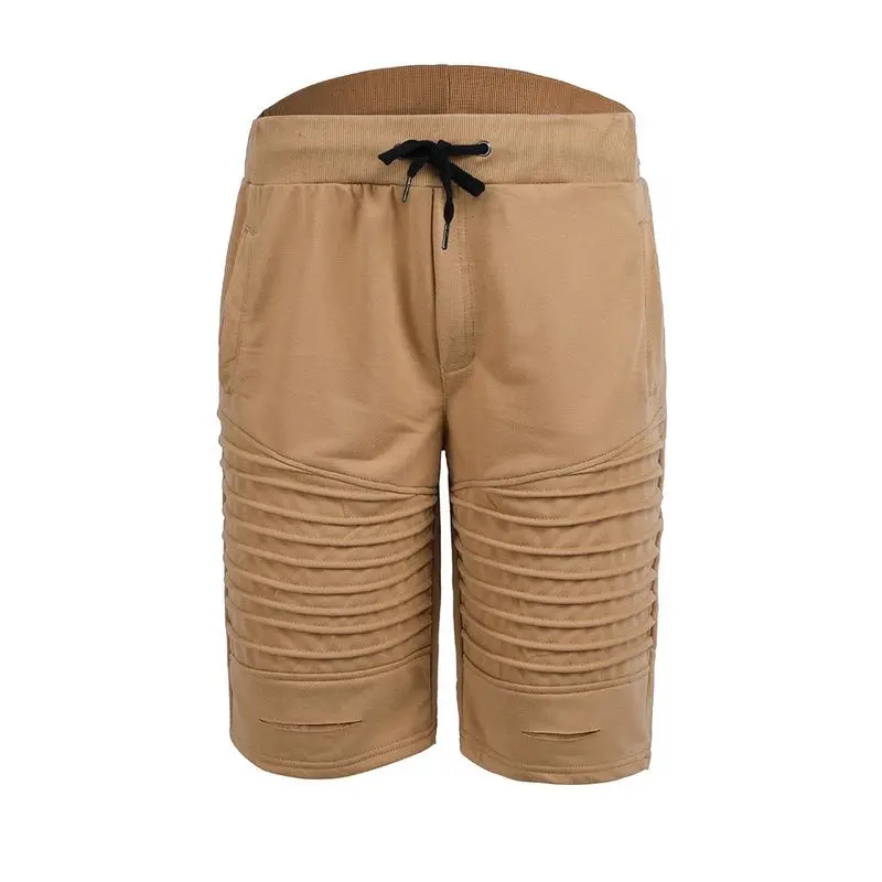 

Summer Shorts Men Casual Shorts Gym Fitness Workout Beach Shorts Man Breathable Cotton Short Trousers Stripe Shorts Masculino