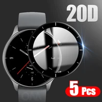 20d full cover screen protector for huami amazfit gtr 2 2e smart watch protective film for amazfit gtr 3 pro not glass
