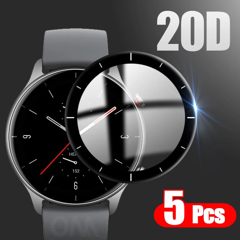 20D полное покрытие экрана протектор для Huami Amazfit GTR 2 2E Смарт-часы Защитная пленка 3