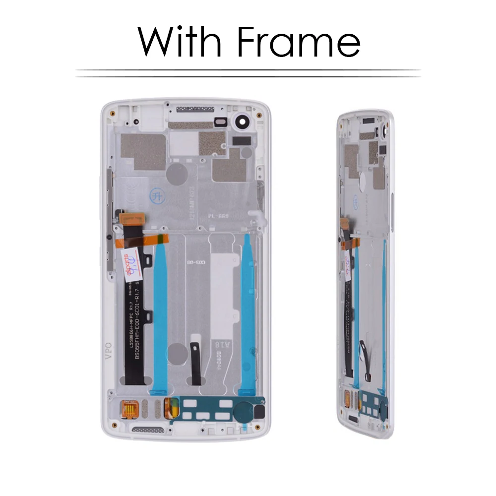 5.5&quot Original IPS For LENOVO Vibe X3 LCD Display Touch Screen with Frame Lenovo x3 Replacement X3C50 X3C70 X3A40 | Мобильные