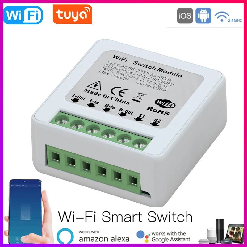 

Умный светильник ель с поддержкой Wi-Fi, 16 А