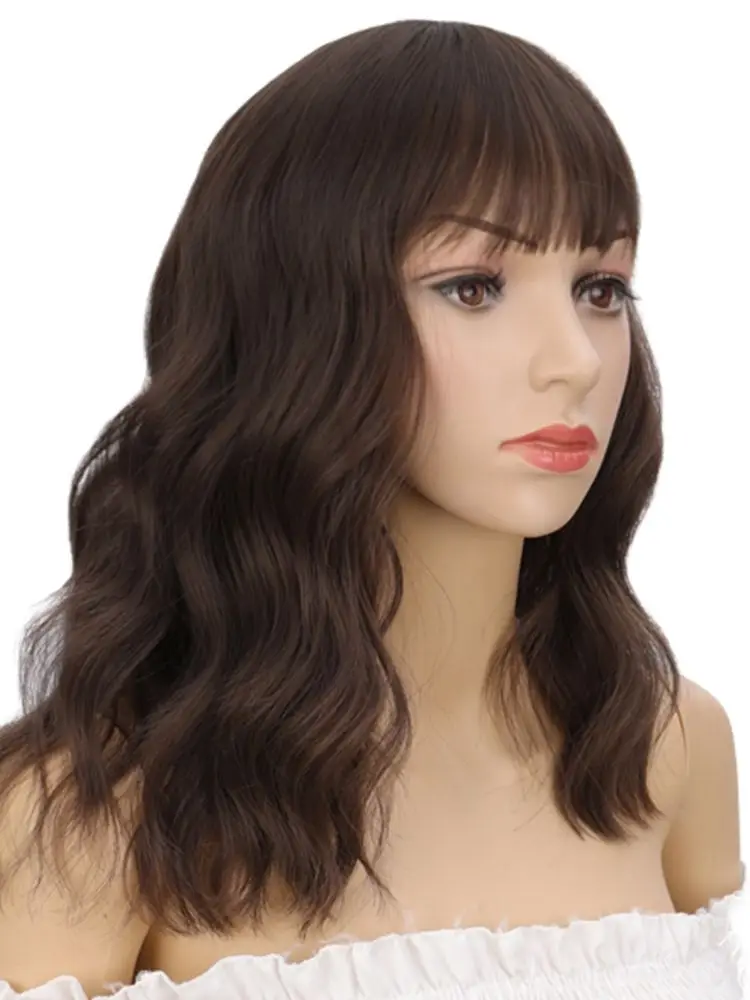 Короткие волнистые синтетические волосы Доступно 4 цвета женский термостойкий