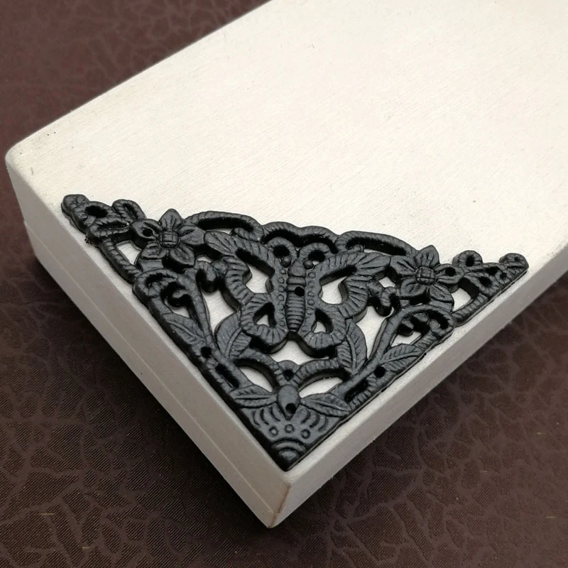 12x Современная черная декоративная подарочная коробка для ювелирных изделий