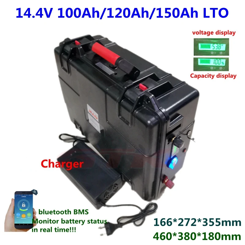 Литий титанатный аккумулятор GTK LTO 6S 14 4 В а не А а/ч 12 для автодома RV солнечной