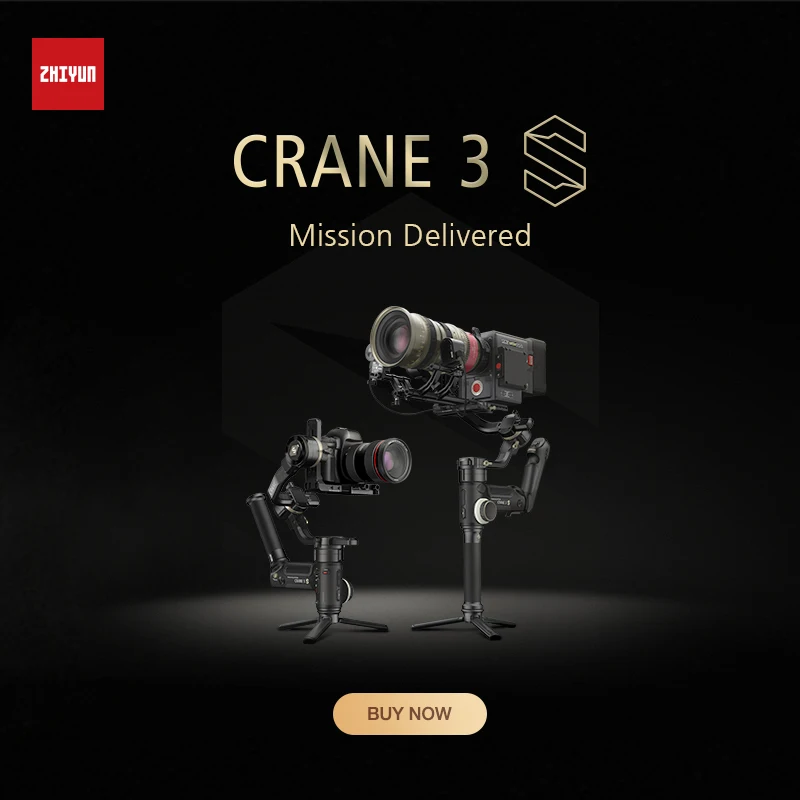 ZHIYUN Crane 3S S E 3 осевой ручной карданный беспроводной стабилизатор 1080P FHD передача