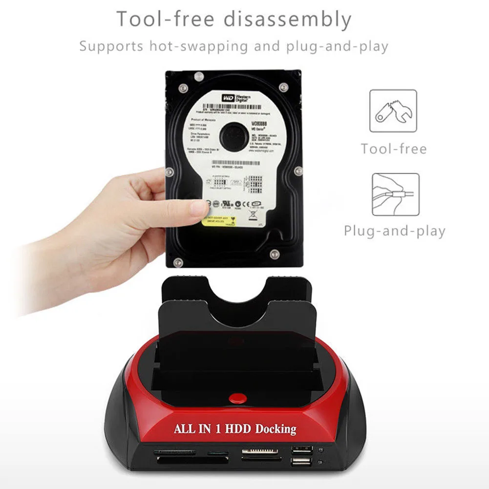 HDD док станция все в одном с несколькими кард ридером слот база USB 3 0 Держатель для