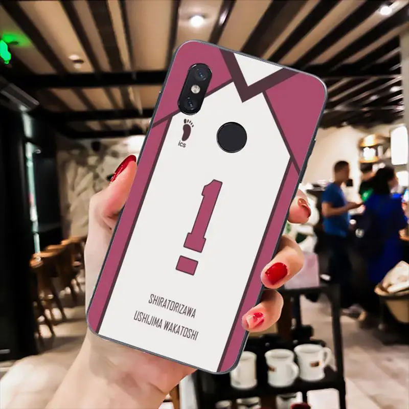 

Haikyuu!!Volleyball Phone Case For Redmi 9A 8A 7 6 6A Note 9 8 8T Pro Max Redmi 9 K20 K30 Pro Black Silicone Soft TPU Case
