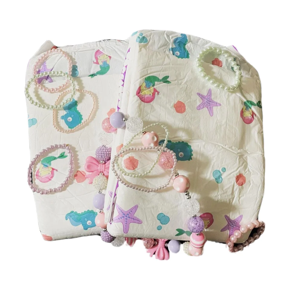 3 шт. 6000ml взрослых ABDL Подгузники для печатных Бумага отключить подгузник Nappie м