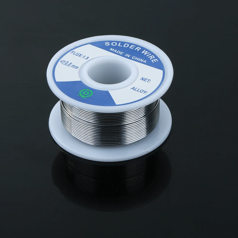 0.8mm Lead-Free Tin Silver Solder Wire Lead-free 3% Speaker DIY Material Soldering Rolling Cable Line | Инструменты