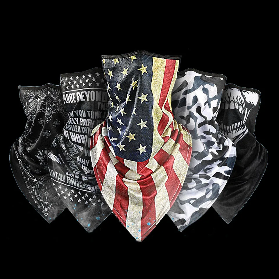 Summer Cold Ice Motorcycle Face Mask Men Skull Caps Helmet Balaclava Headwrap Bandana Shield Headband Running Cycling Hat | Дом и сад