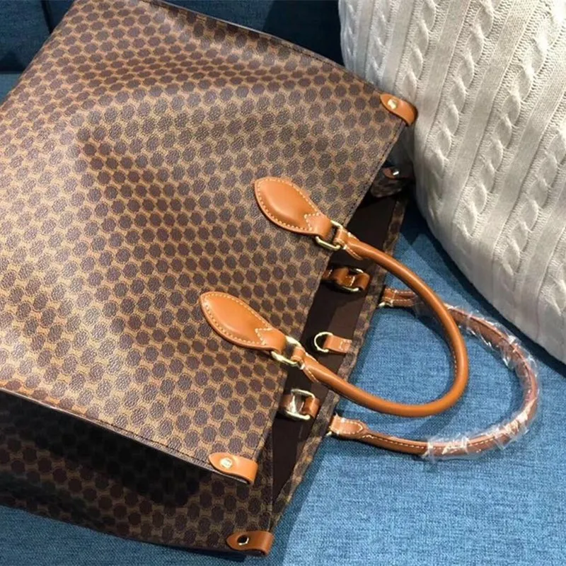 

Tote Bag Women Large Capacity Bag 2020 New Big Bag Old Flower Bag Texture Retro Single Shoulder Bag Purses and Handbags Luxury