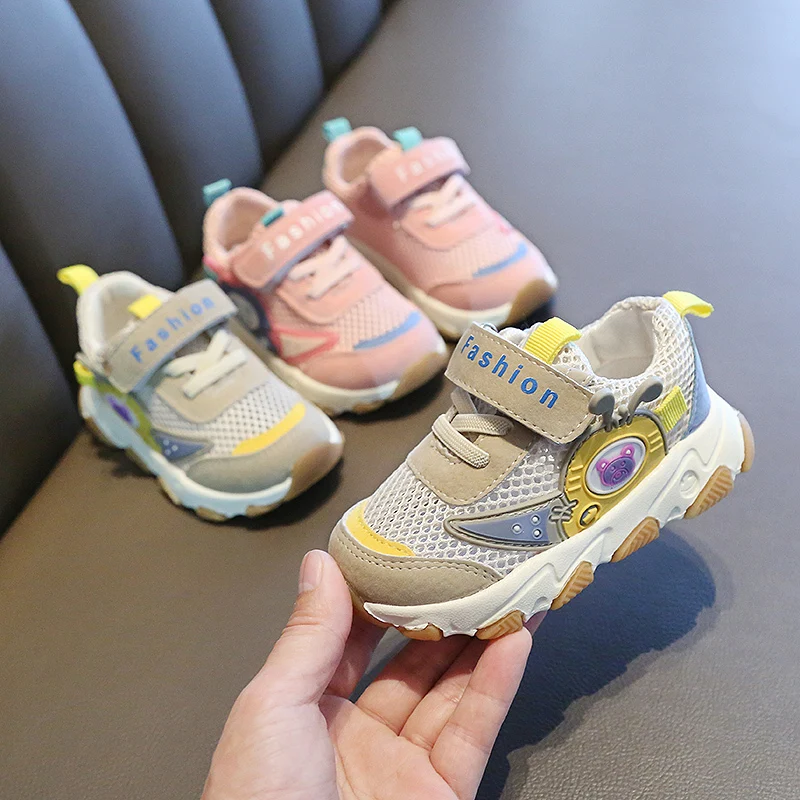 Кроссовки Детские сетчатые унисекс дышащие повседневная обувь для начинающих