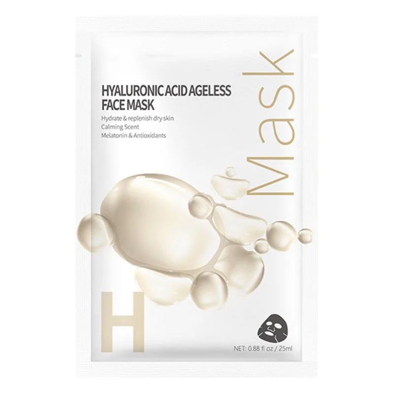 

Шелковая Маска с гиалуроновой кислотой, Рабочая маска для ухода за кожей лица, осветляющая и успокаивающая очищенная маска для кожи