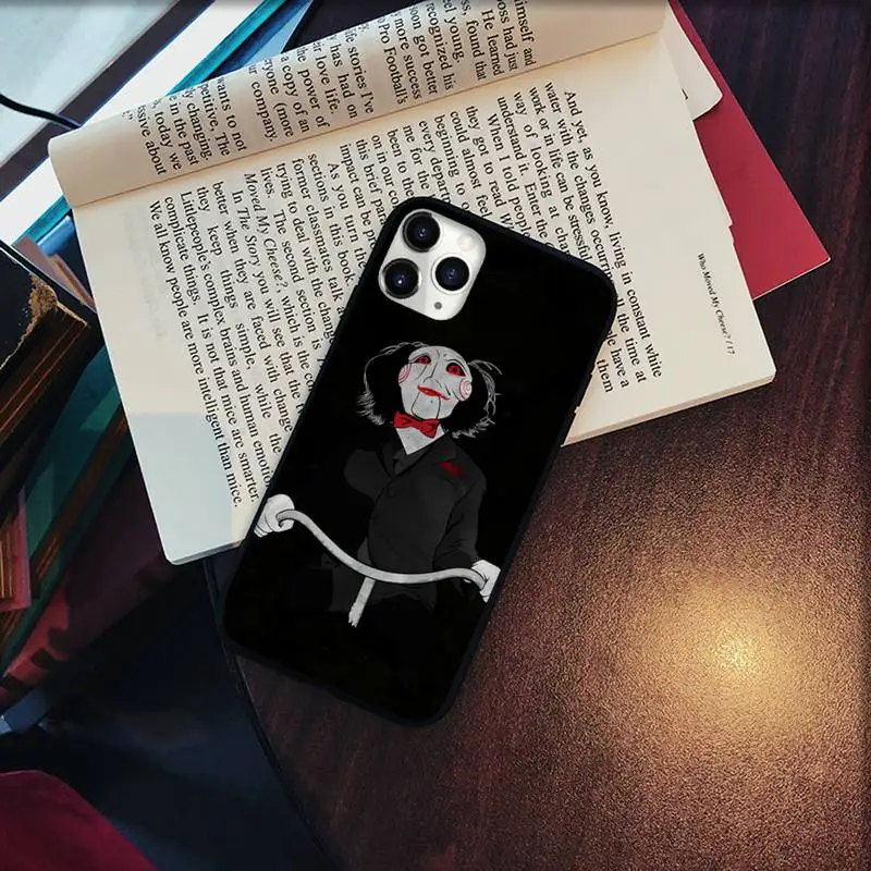 

Saw Horror terror Movie america Phone Cases for iPhone 11 12 pro XS MAX 8 7 6 6S Plus X 5S SE 2020 XR Soft silicone funda shell