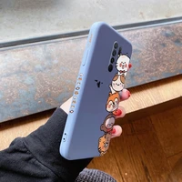 for xiaomi redmi 9 9a 9c nfc 9t 9 power case with cute pet pattern back cover fall prevention casting