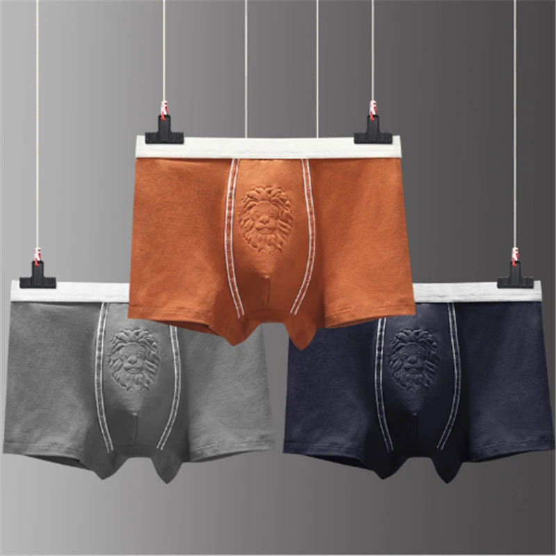 

2020 men's underwear cotton flat angle loose and comfortable breathable youth tide men's waist sexy printed boxer shorts