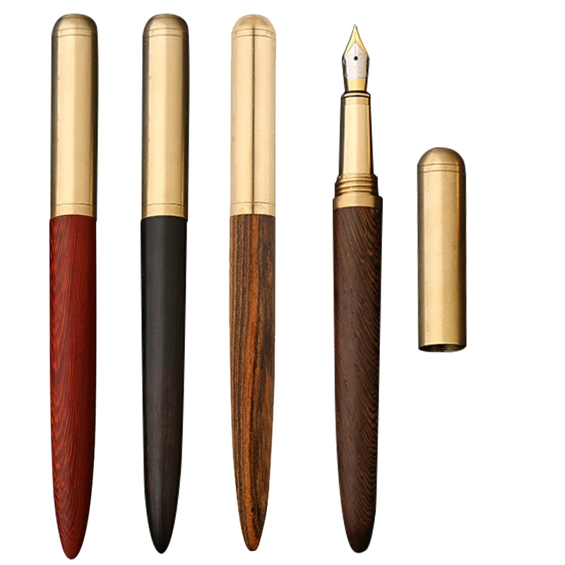 

Song's Brass Sandalwood Business fountain pen Sign Pen Creative Personality Gift Pen office student Pen Wholesale christmas gift