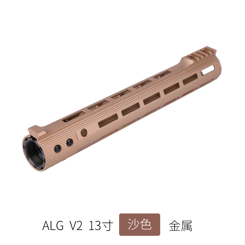 1" 13" 1" гель Blaster M4 свободном M-LOK Airsoft Защита для рук с креплением для ALG фиолетовый, Черный Tan рельсы тонкий Стиль для прицела - Цвет: ALG V2 13 inch Tan