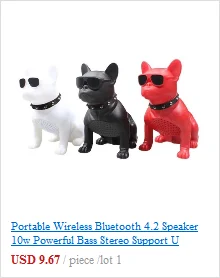 Portable Bluetooth Speaker wireless mini Speaker Amplifier Stereo Subwoofer Speaker TF USB FM Radio Built-in Mic Dual Bass SP208