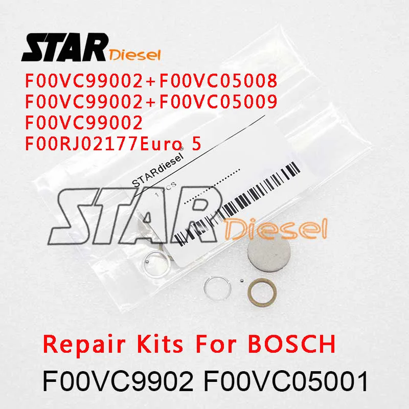 

F00VC99002 F00VC05001 common rail injector repair steel ball repair kits F 00V C99 002 and F00VC05001 ball diameter=1.34mm