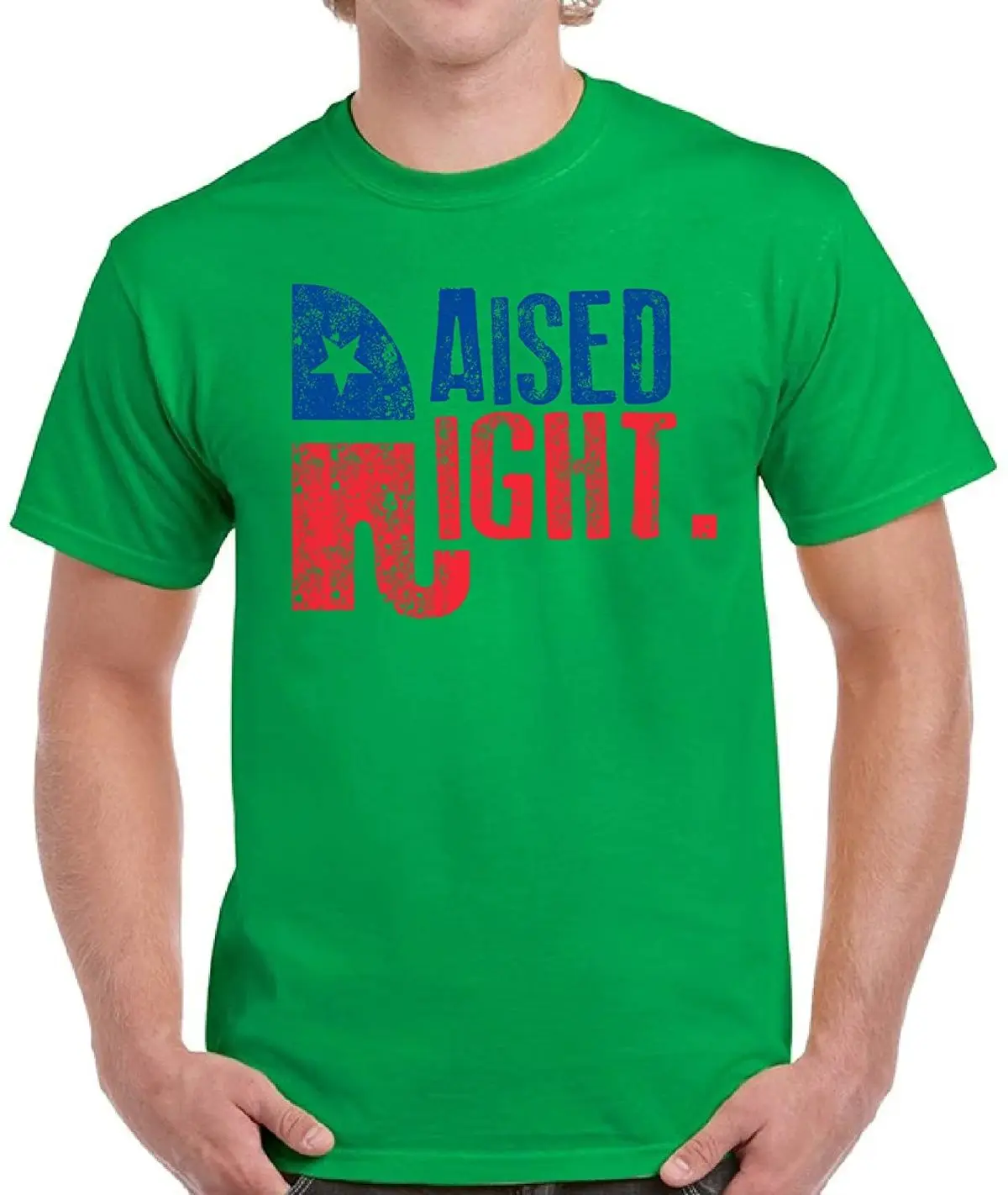 

Trump T-Shirt Raised Right Shirts For Men New 2020 Summer Men's Cool Tshirts Breathable All Cotton Short Sleeve Tee