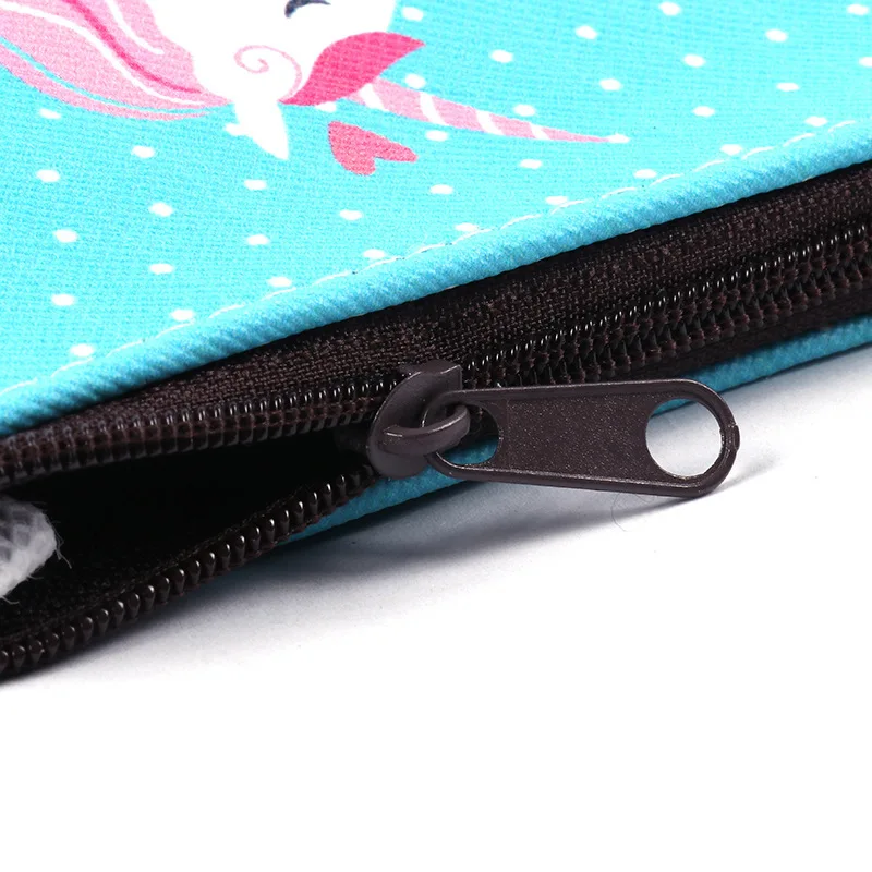 Cosmetic Bag Fashion Women Brand makeup bags Cute Unicorn zero small fresh coin bag headset PVC candy Bags | Багаж и сумки