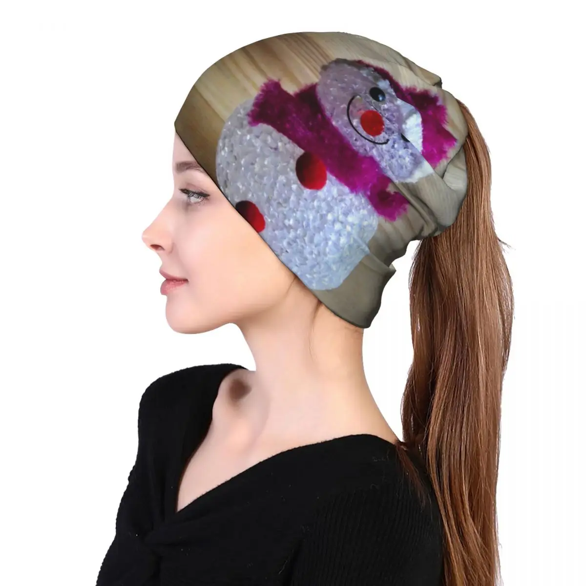 

Многофункциональная Шапка-бини для мужчин и женщин, украшение в виде снеговика на Рождество, праздник, зиму