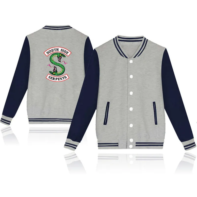 jacket 15 American TV South Side Serpents Riverdale Southside Women Fashion Jacket South Side Mens Female Fans Casual Baseball Jacket - Цвет: jacket 15