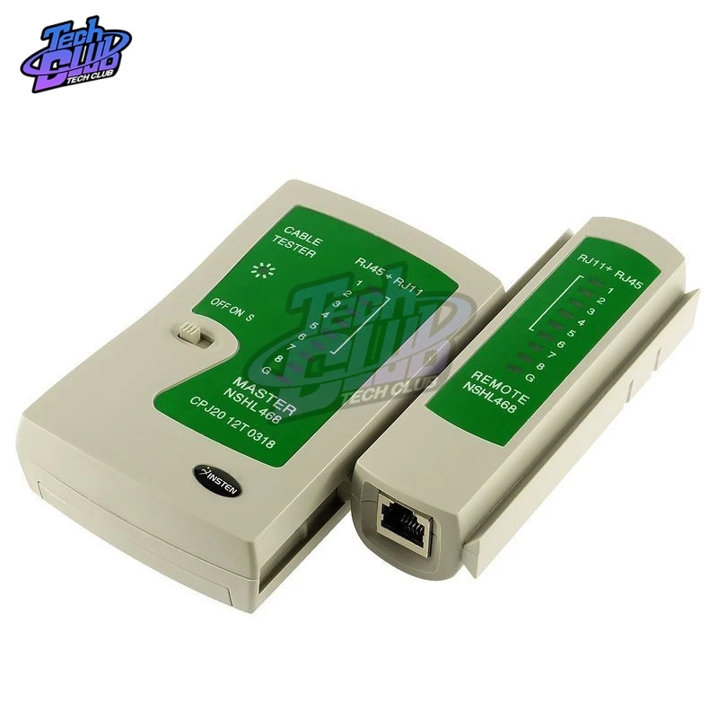 Кабельный тестер RJ45 RJ11 RJ12 CAT5 UTP LAN профессиональный детектор сетевых