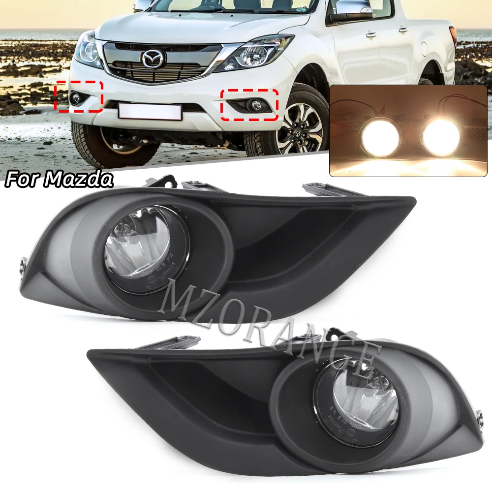 

Fog Lights for Mazda BT50 BT-50 UP UR 2011-2018 Fog Light Set Halogen Fog Lamp Kit Headlight Driving Lamp Wire Harness