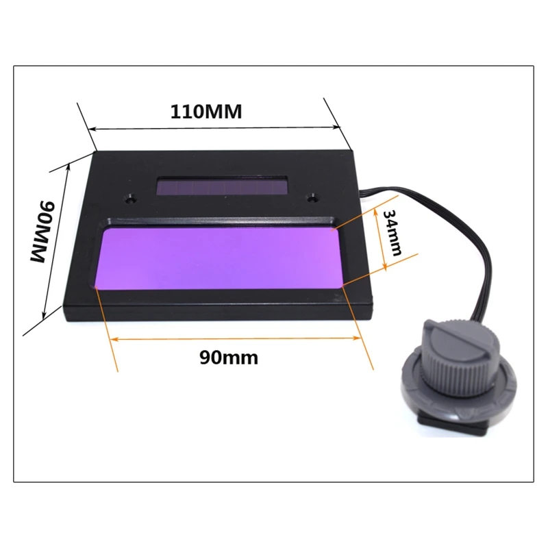 

Solar Energy Auto Darkening Welding Helmet Mask Welder Cap Lens Filter Automatic Shade Mask Goggles Lens for Soldering Cap