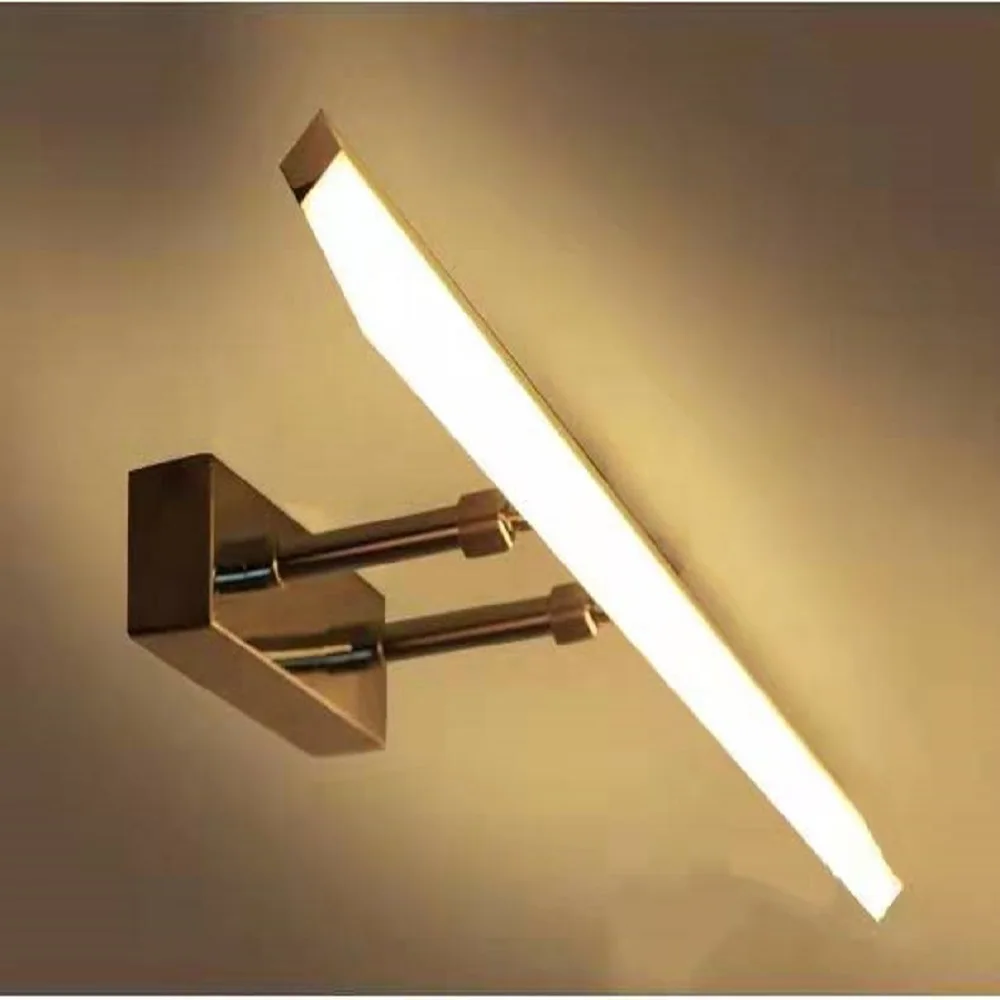 Скандинавская мода Выдвижной светодиодный светильник для макияжа туалетный