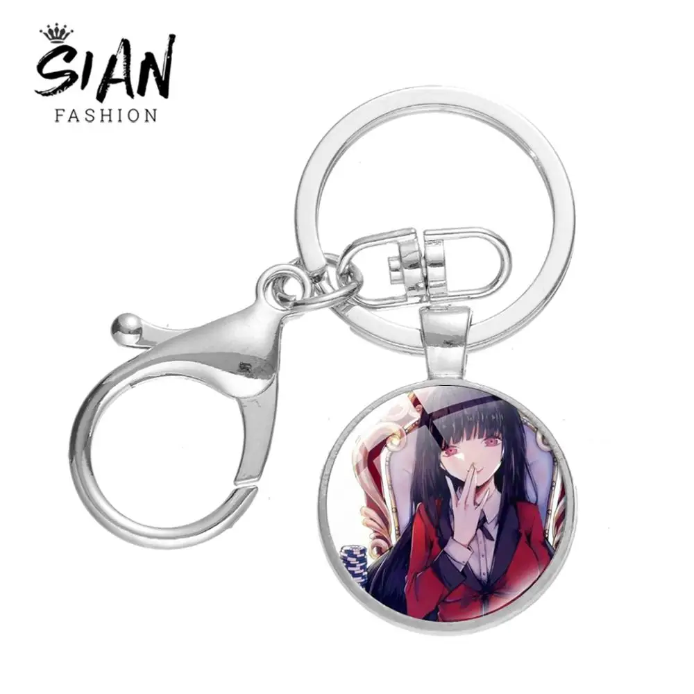 Цепочка для ключей из аниме Kakegurui брелки косплея манга джабами юмеко коллекция