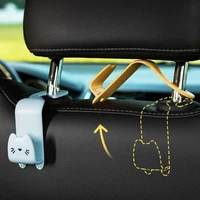 reliable car seat hanger punch free universal headrest mount seat back hanger car seat hook car hook 2pcs