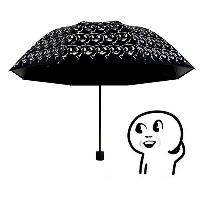 Унисекс зонт складной защита от дождя и ветра Анти-УФ солнце/дождь зонтик |