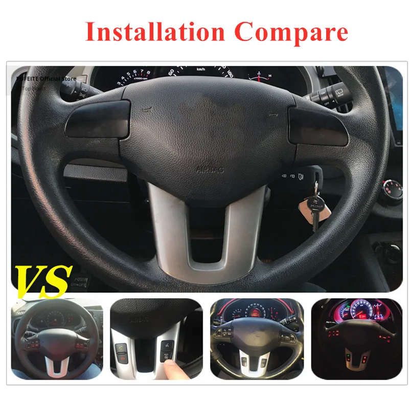 Для Kia sportage SL с подсветкой переключатель &amp панель Bluetooth Многофункциональный руль