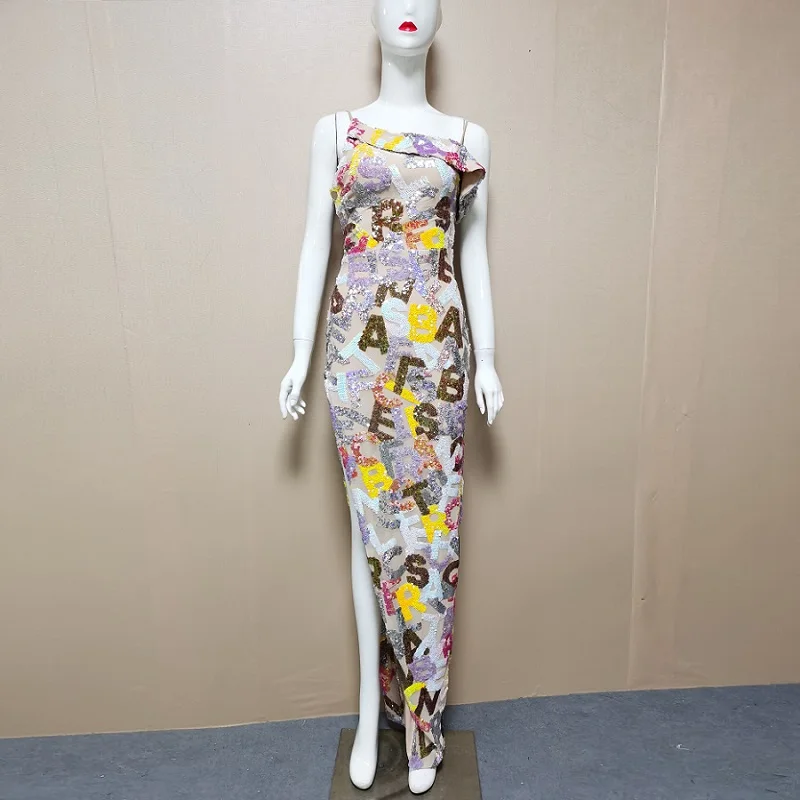 Новое модное элегантное классическое шикарное женское длинное платье с