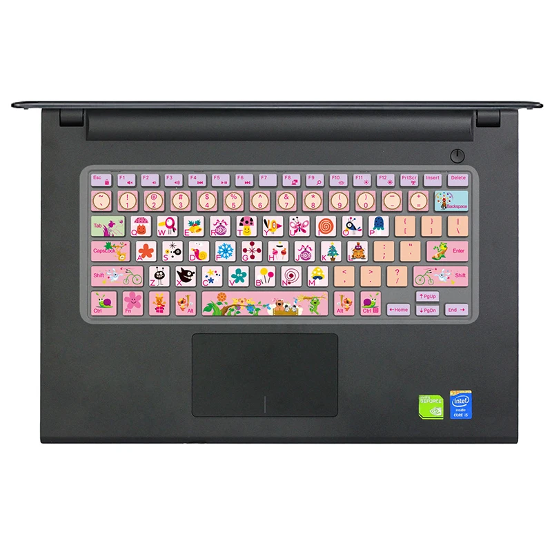 Клавиатура ноутбука кожного покрова для Dell Inspiron 13 5000 7000 серии 5368 i5378 7370 7373 7368 7378 15
