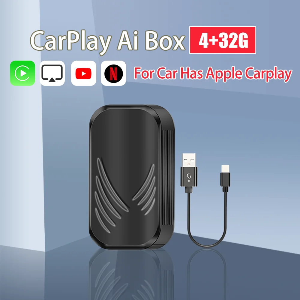 

New Carplay Ai Box Wireless Dongle To Andorid For Audi Benz Vw Volvo Porsche Honda Ford Lexus Mazda Kia Jeep With Apple Car play