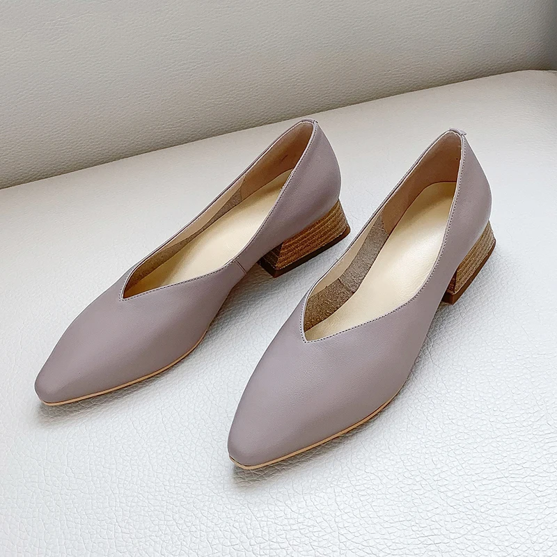 Женские туфли лодочки из натуральной кожи 22 25 см длина воловьей в верхней части