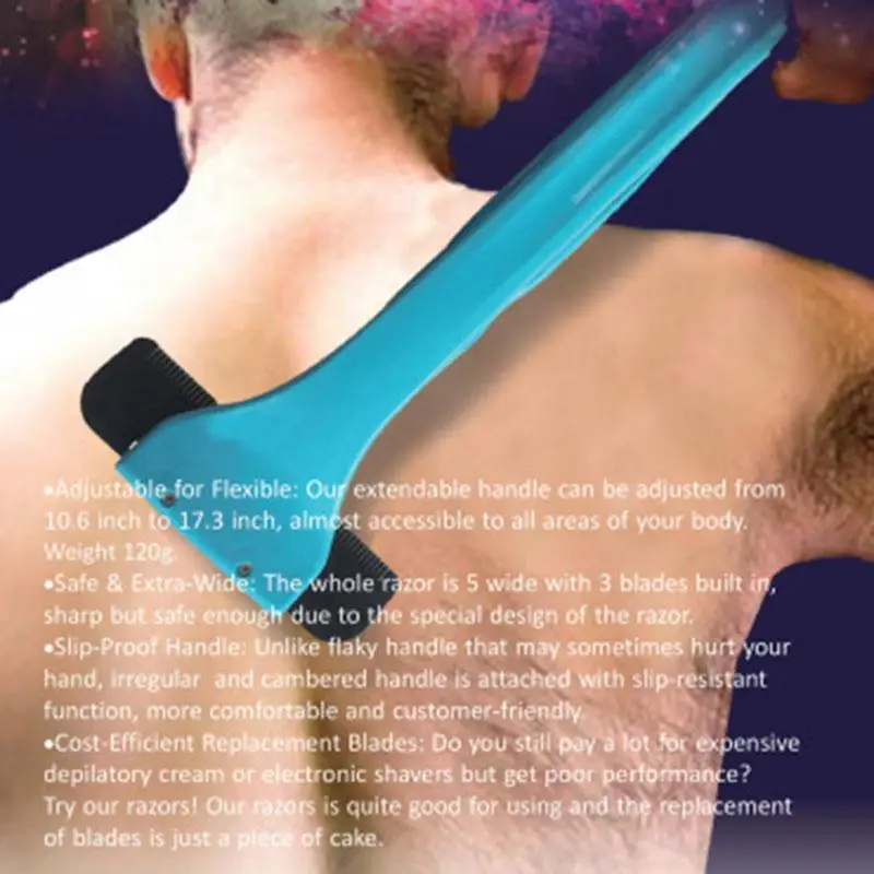 

Folding Back Hair Removal Device Exquisite Manual Razor Shaver Cutting Head