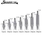 Наконечники стрел для стрельбы из лука, стальные наконечники, винт с широкой головкой, аксессуары для стрельбы, 12 шт., 75-100-125-200-250-300gr