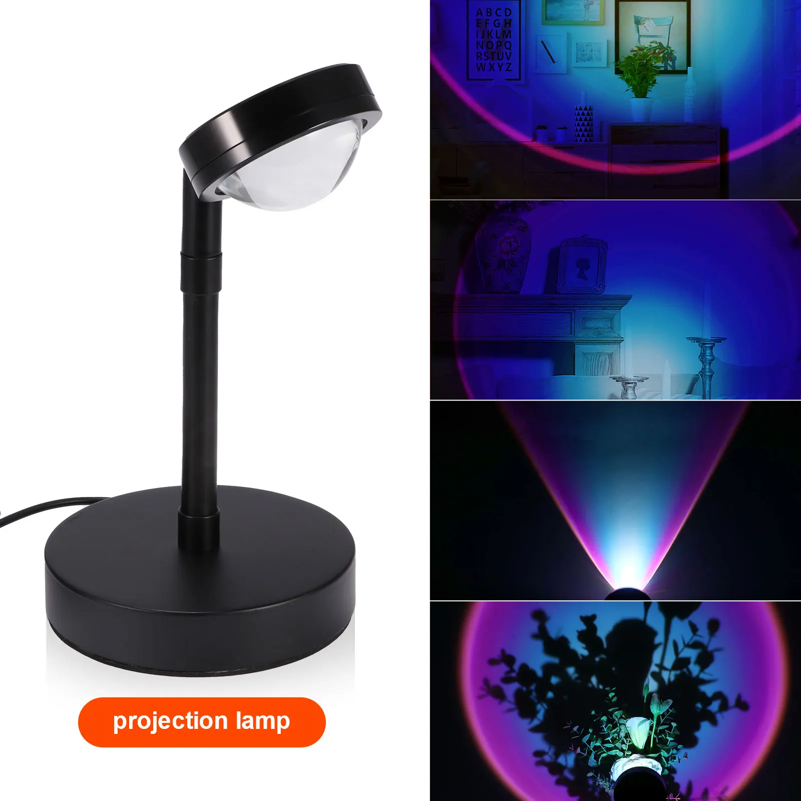 

Projection Lamp Decorative Projection Lamp Background Wall Decoration Light USB Power Supply