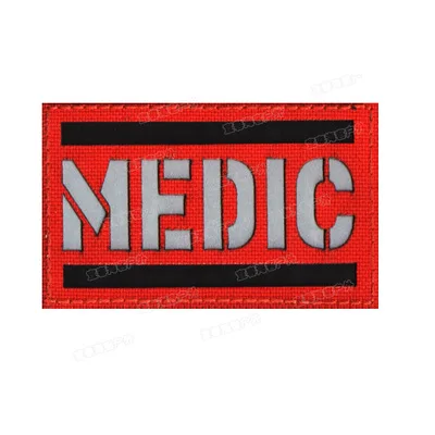 32 ИК Красный Крест фельдшер emt EMS армейский боевой медик патчи первой помощи Светоотражающие тактические медицинские аппликация со знаком значок - Цвет: 32